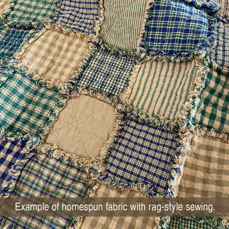 JCS 100% Cotton Heritage Navy Blue Ticking Stripe Homespun Fabric - Sold by the Yard | Walmart (US)