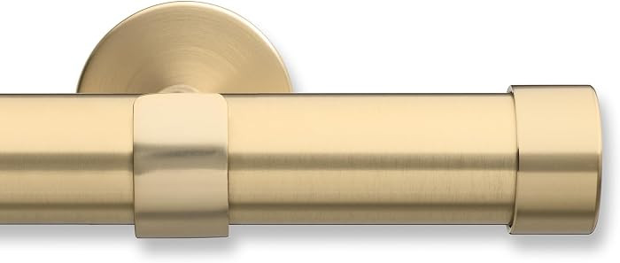 MODE Cambria Designer Series - Premium 12 foot Custom Curtain Rod - 1-1/8 inch Large Diameter - N... | Amazon (US)