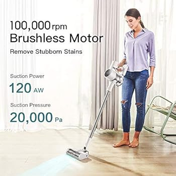 Amazon.com: Dreametech T10 Cordless Vacuum Cleaner, Long Runtime, 20Kpa Powerful Suction Stick Va... | Amazon (US)