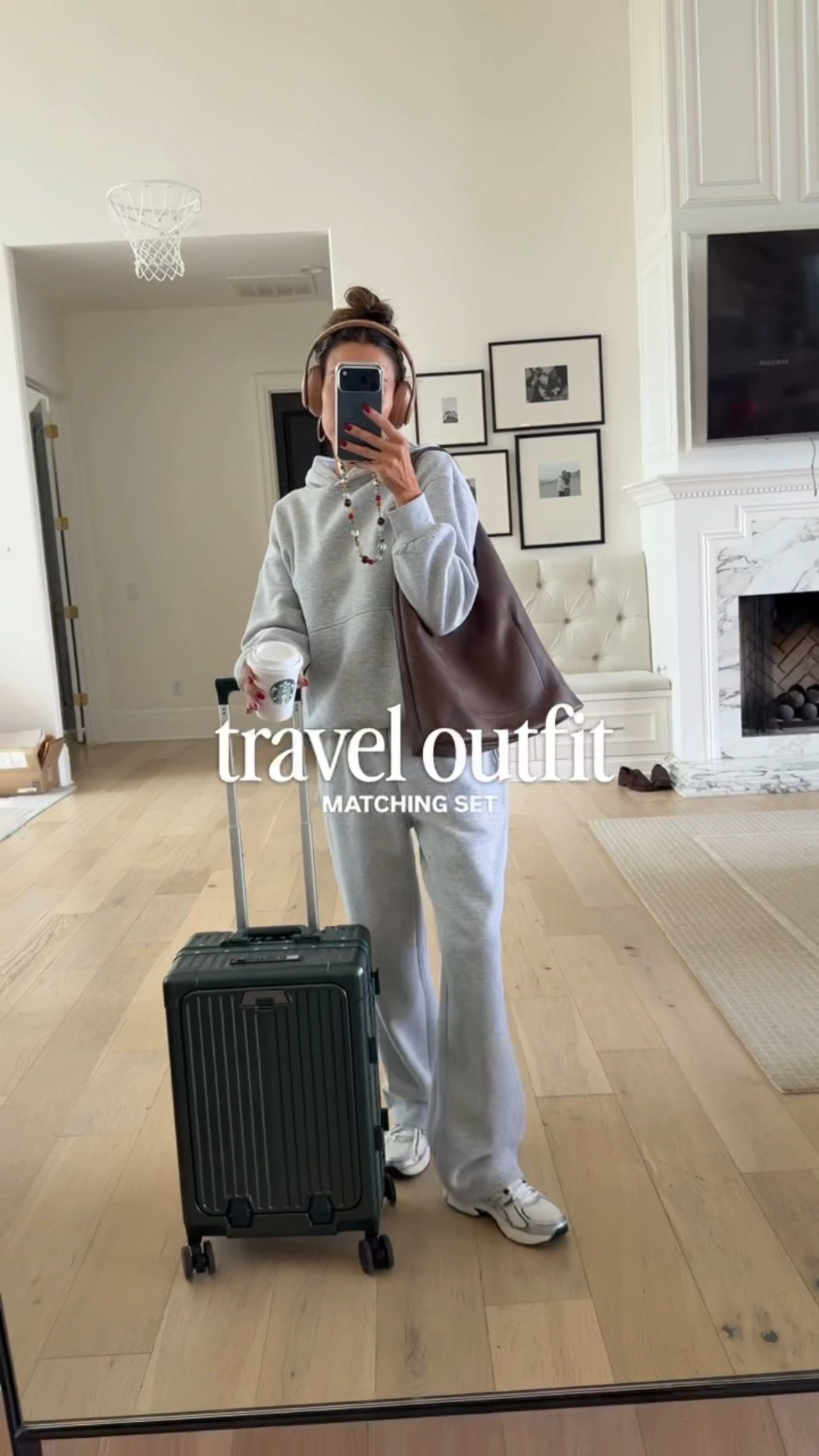 This comfy matching set is so perfect for travel! 

Amazon fashion, travel outfit, sweat set, gray sweatpants, Amazon suitcase

#LTKootd #LTKTravel #LTKgrwm