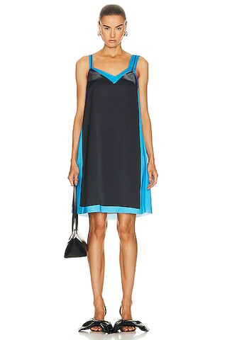 Trompe L'oeil Sleeveless Dress | FWRD 