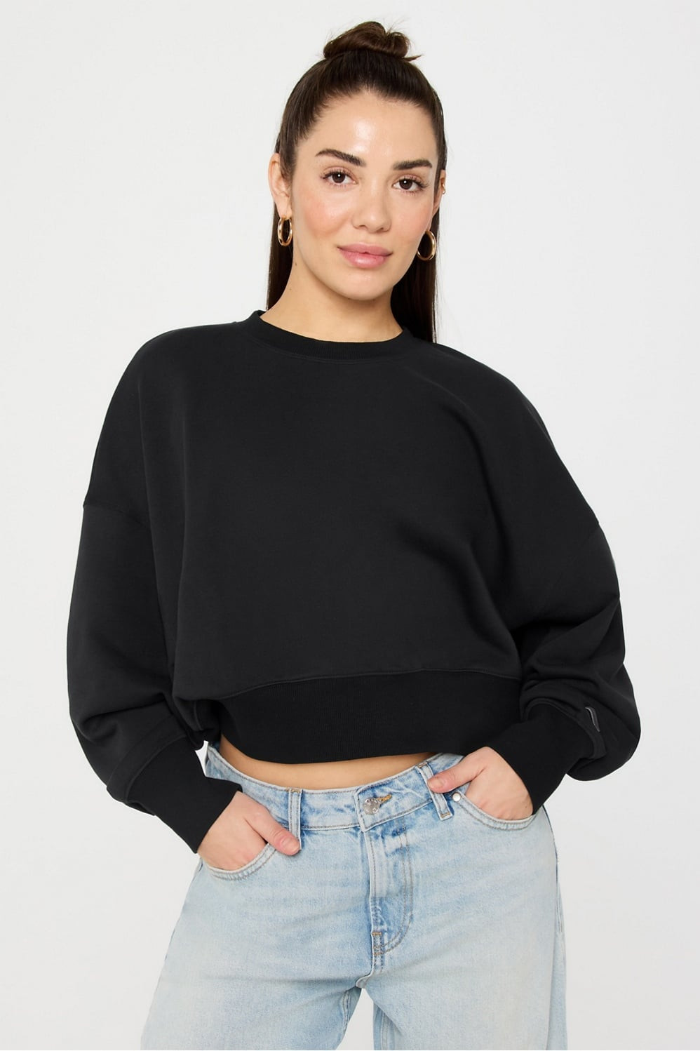 Year Round Terry Crew Neck Sweatshirt | Fabletics Europe
