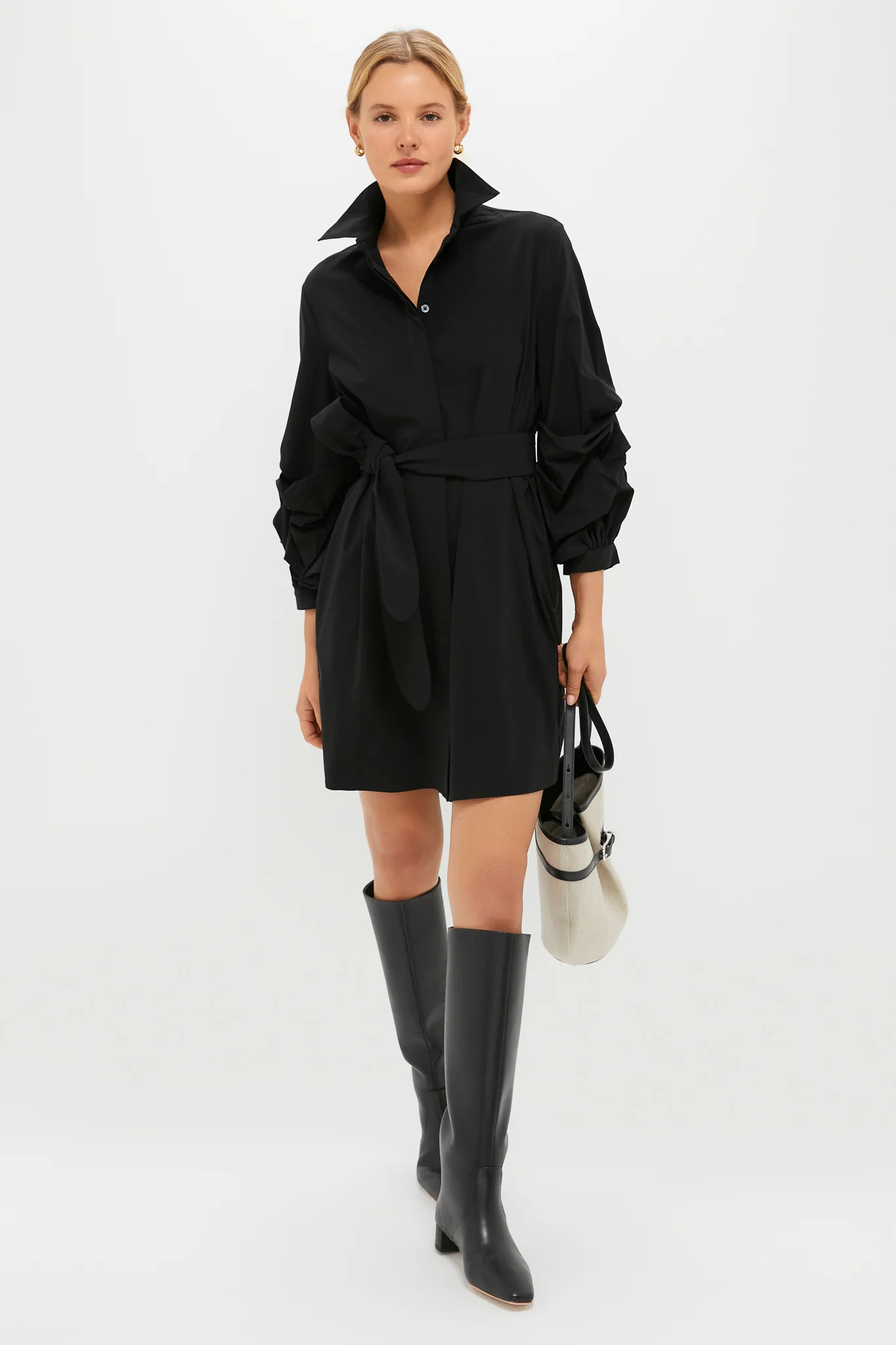 Black Alessia Mini Dress | Tuckernuck (US)