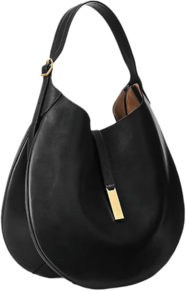 Casual Tote Bag Large Size Underarm Bag Soft Bucket Bag Semi-circular Shoulder Strap Crossbody Ba... | Amazon (US)