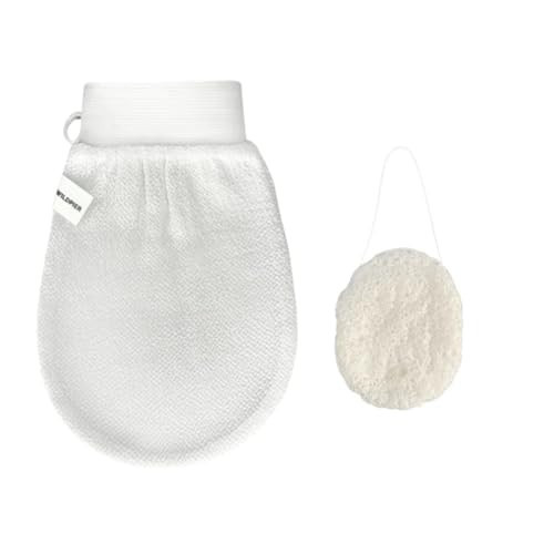 Wildpier Deep Exfoliating Glove and Konjac Sponge Bundle | Amazon (US)