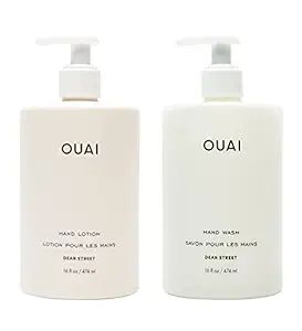 OUAI Hand Wash and Hand Lotion, Moisturizes and Exfoliates with Daily Use, Made with Jojoba Ester... | Amazon (US)