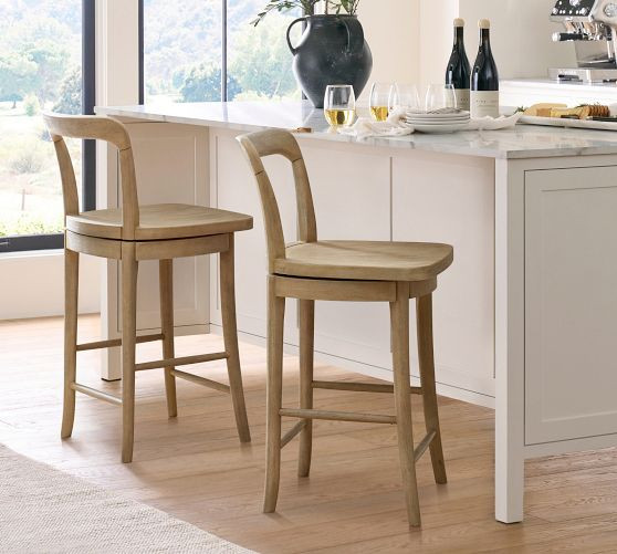 Cline Swivel Counter Stool | Pottery Barn (US)