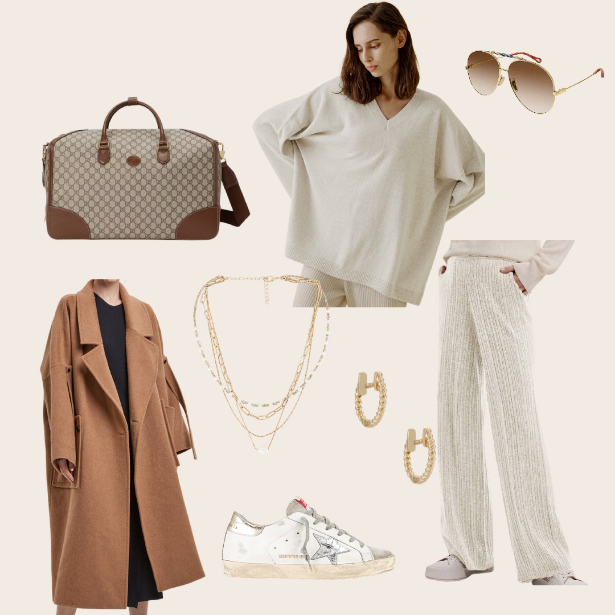 Chic travel outfit with Gucci travel bag 🤍

#LTKfit #LTKtravel #LTKstyletip