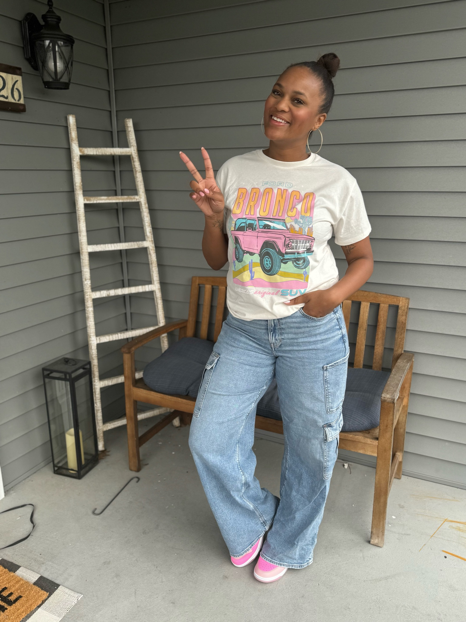 Obsessed with this look! Comfy, chic and affordable! 

These cargo jeans are worn weekly! 



#LTKfindsunder50 #LTKSeasonal #LTKsalealert