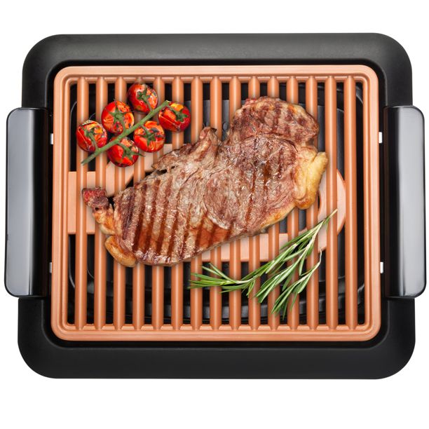 Gotham Steel Smokeless Indoor Grill, Ultra Nonstick Electric Grill, Dishwasher Safe Surface, Temp... | Walmart (US)