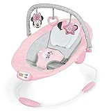 Bright Starts Minnie Mouse Rosy Skies Cradling Bouncer with Vibrating Seat & Melodies | Amazon (US)