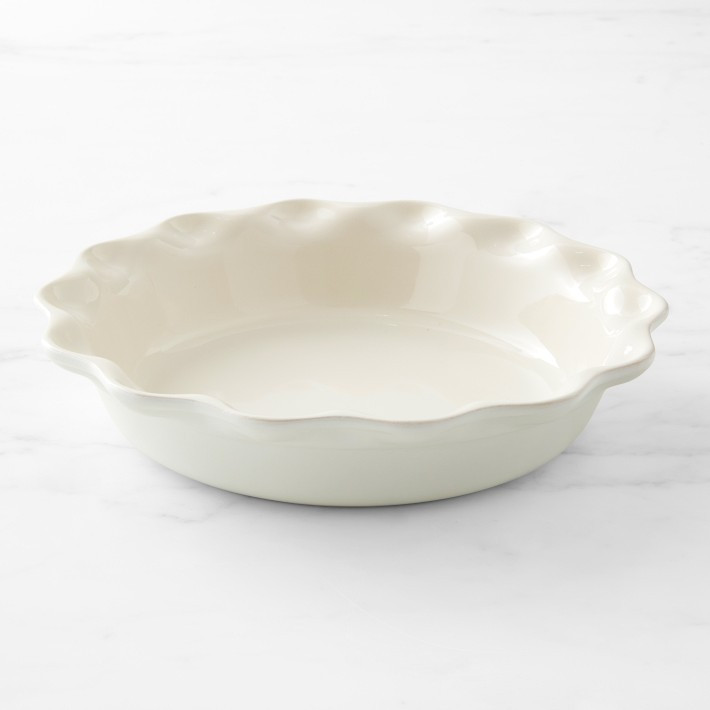 Le Creuset Heritage Stoneware Ruffled Pie Dish | Williams-Sonoma