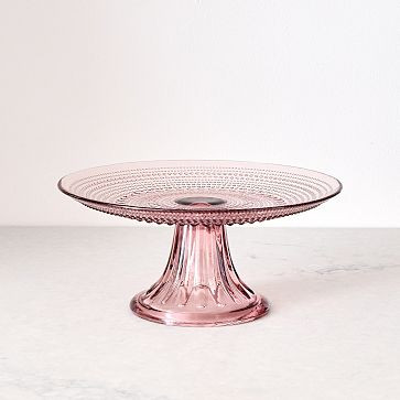 Jupiter Beaded Glass Cake Stand | West Elm (US)