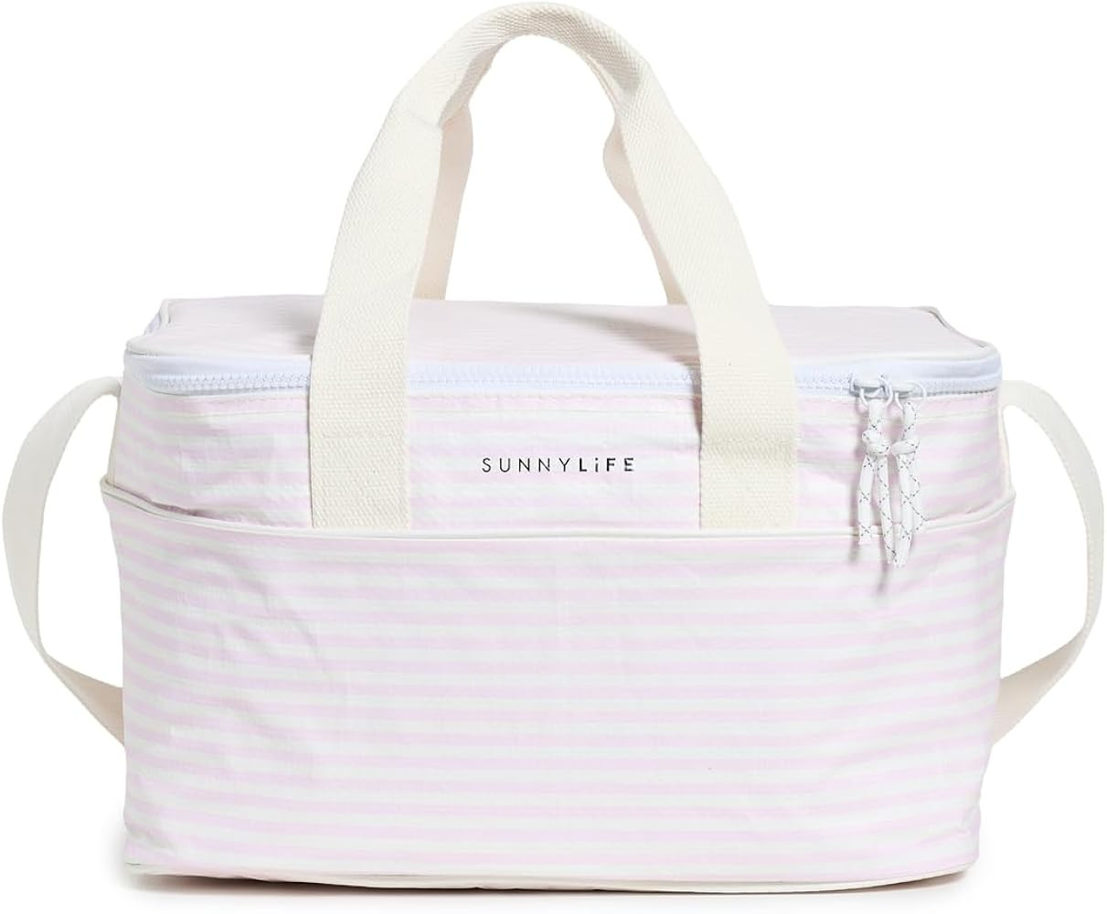 SunnyLife Women's Light Cooler Bag, Pink Stripe, One size | Amazon (US)