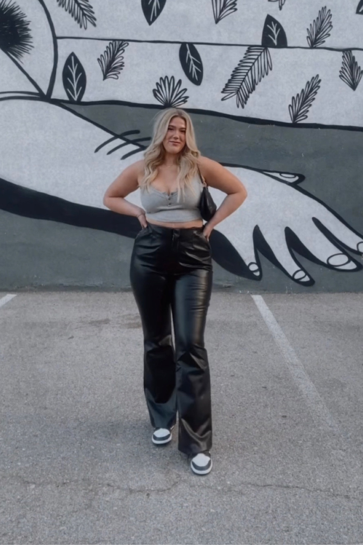 The PERFECT leather pants for mid size babes 🖤 so comfortable and love the flare! They’re not shiny either and currently on sale🤌🏼

#LTKcurves #LTKstyletip #LTKsalealert