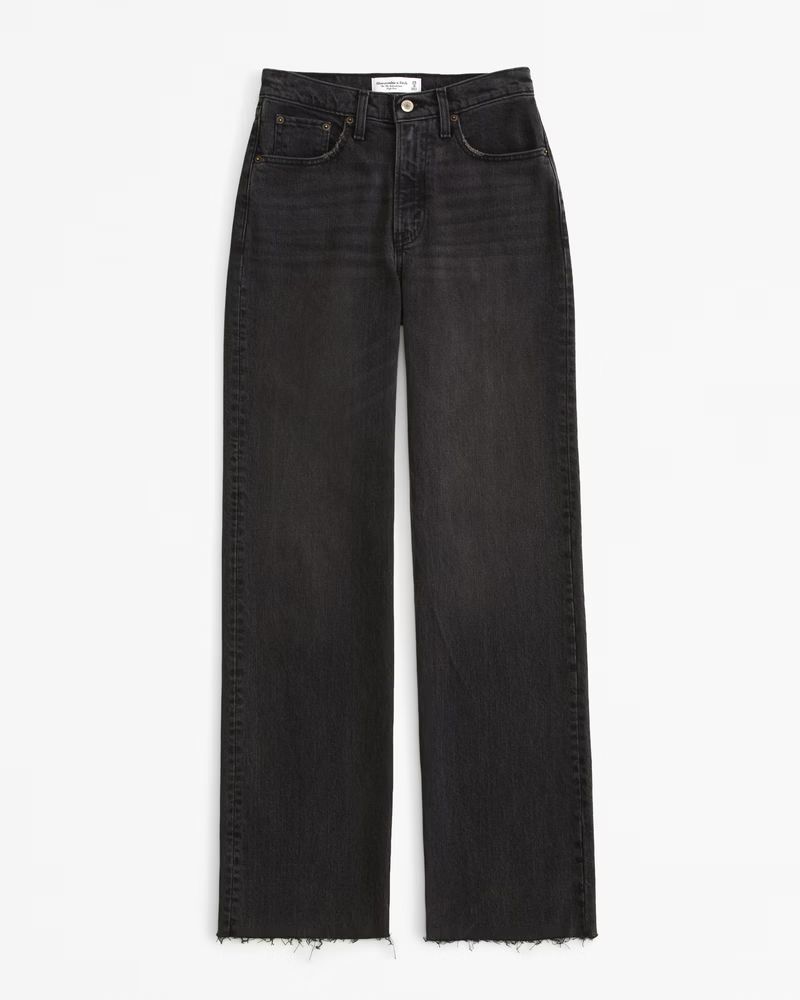 Women's Curve Love High Rise 90s Relaxed Jean | Women's Clearance | Abercrombie.com | Abercrombie & Fitch (US)