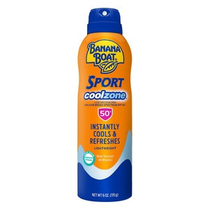 Banana Boat Sport CoolZone Sunscreen Spray, SPF 50+, 6 OZ | CVS