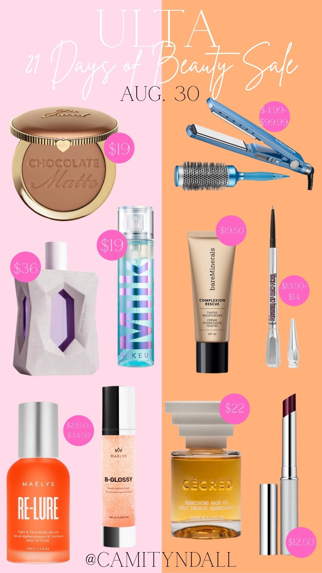 Ulta 21 days of Beauty Sale! Todays deals! 

#LTKSaleAlert #LTKBeauty #LTKFindsUnder50