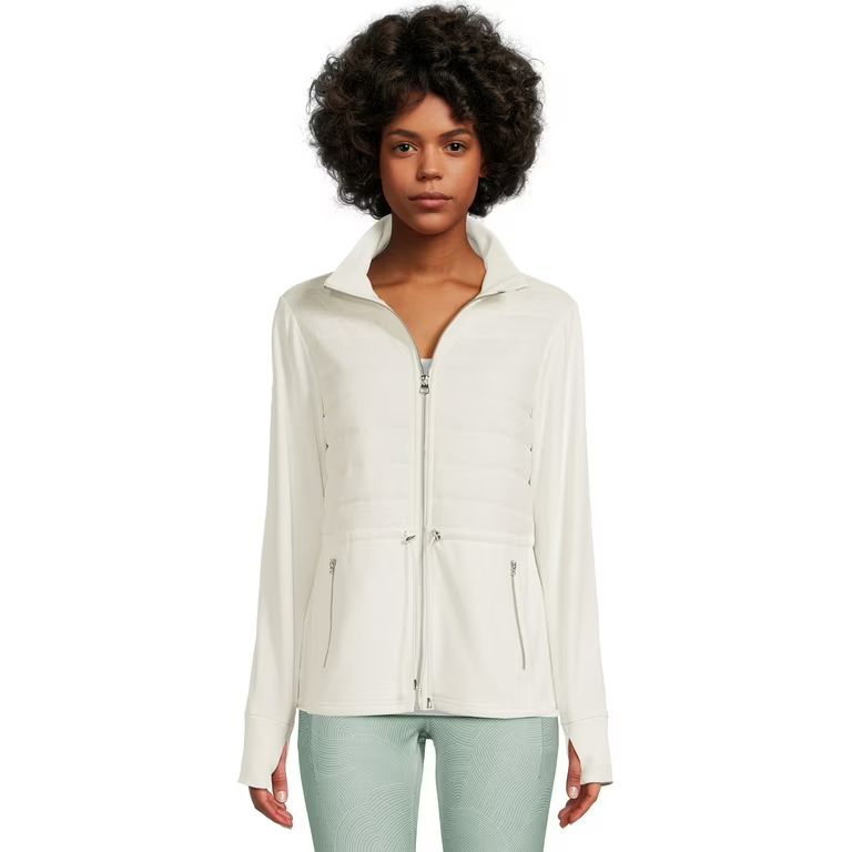 Avia Women's Mixed Media Jacket, Sizes XS-XXXL | Walmart (US)