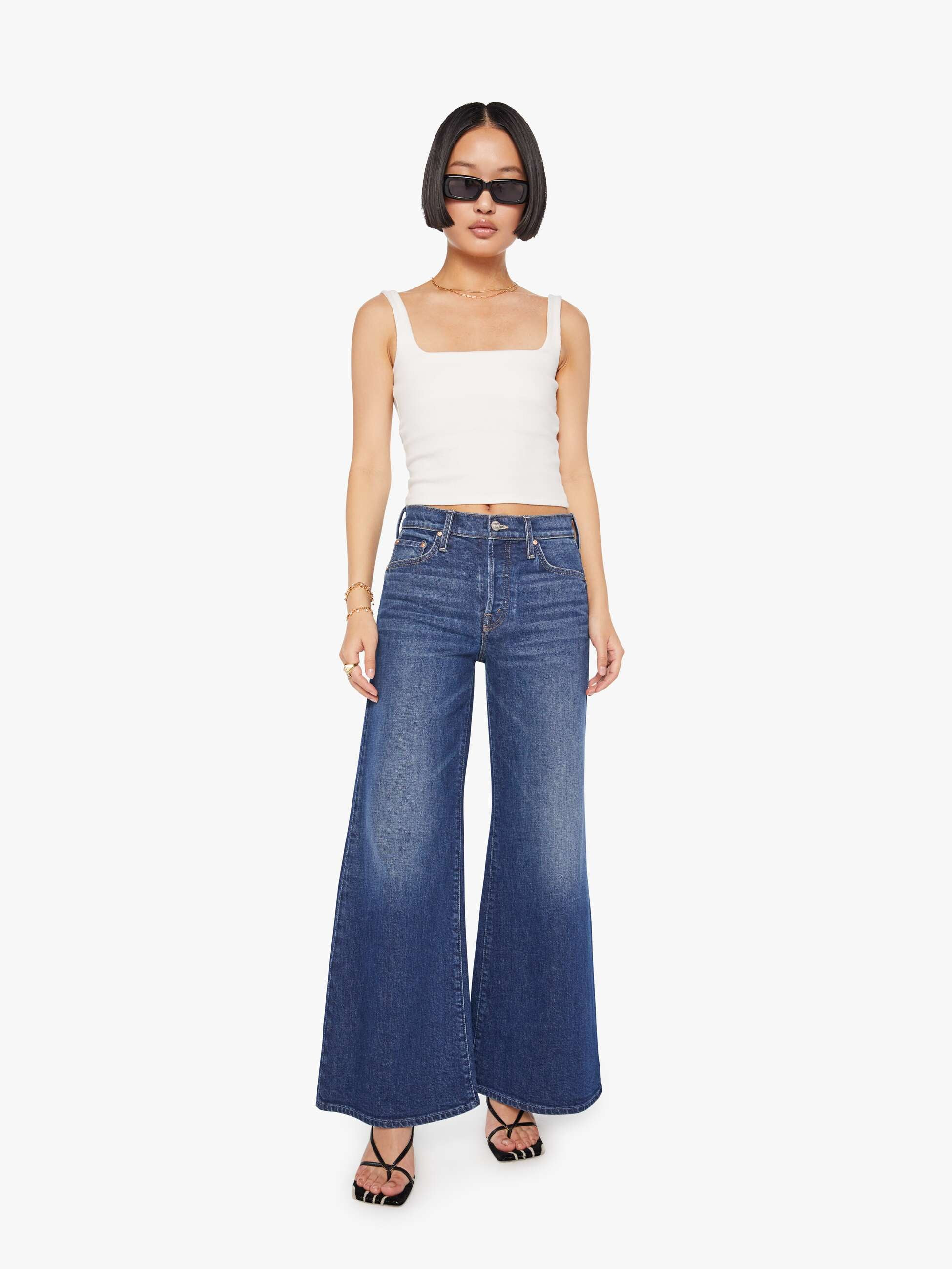 PETITES The Lil Tomcat Roller Skimp | Mother Denim
