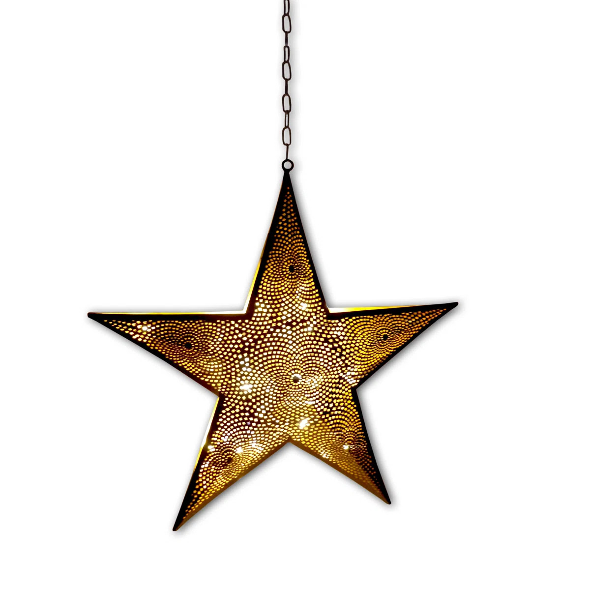 Itzel - Light Gold LED Unique/Statement Pendant | Wayfair UK