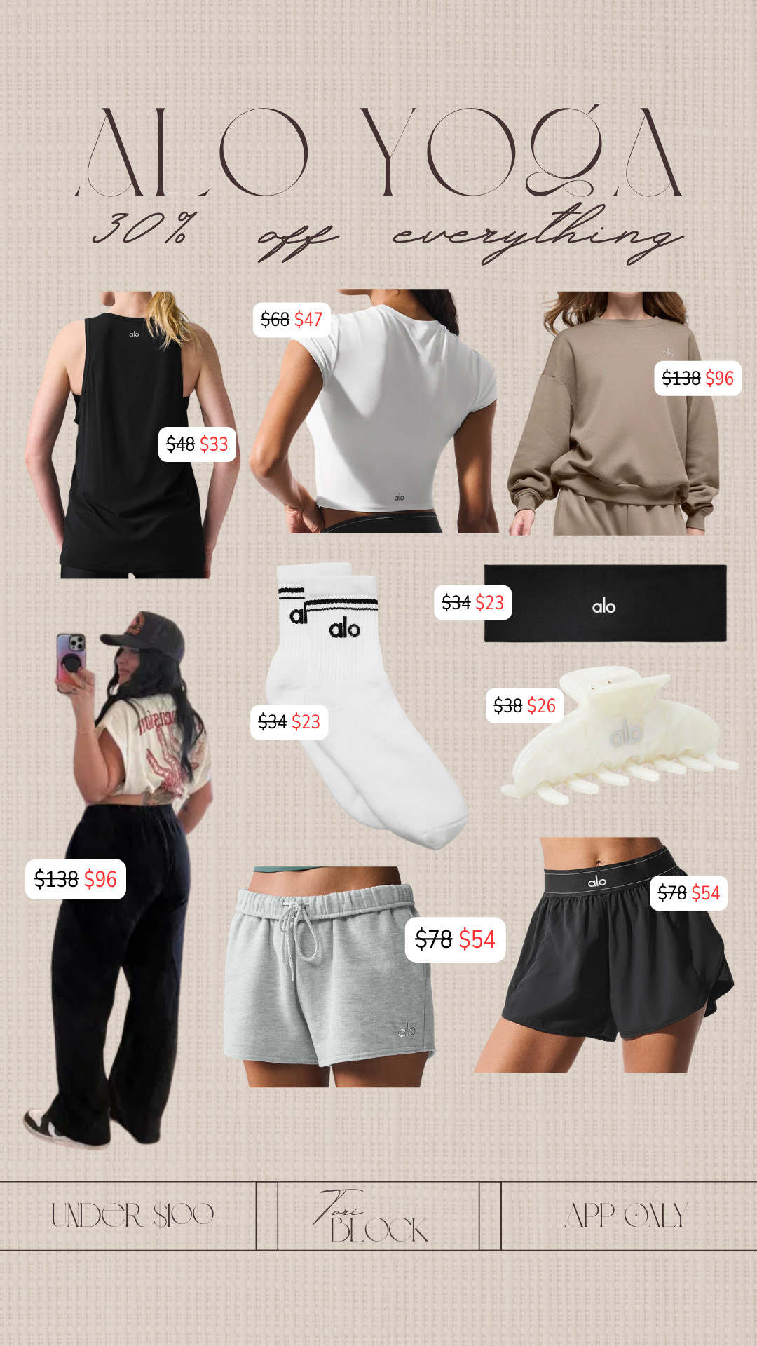 30% off everything on Alo now!!

i wear a size large!!

sale, sale finds, sale alert, alo, alo yoga, alo finds, alo favs, alo sale, midsize, tori block 

 #LTKgrwm #LTKootd #LTKMidsize