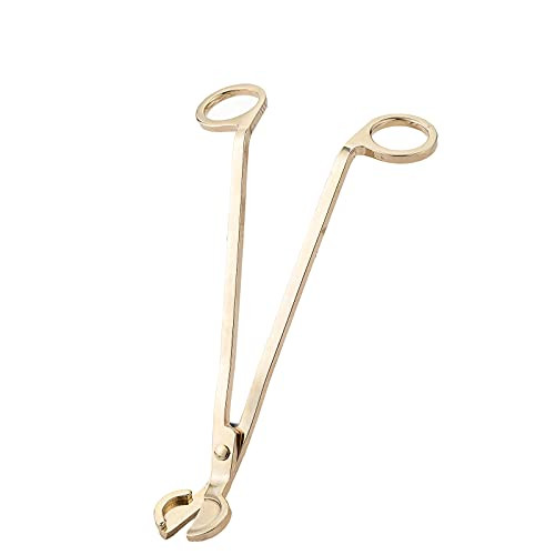 Lucklybestseller Candle Wick Trimmer, Candle Snuffer Long Handle, Polished Stainless Steel Wick Clipper Cutter, Scissors, Candle Accessory Set | Amazon (US)