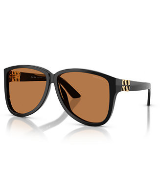 Miu Miu Women's Large Sunglasses, MU A08S - Macy's | Macy's