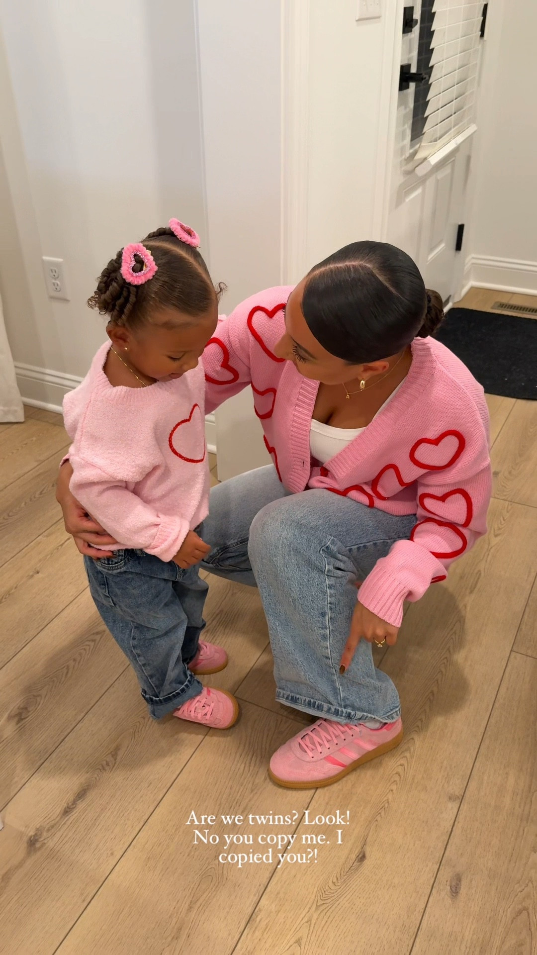 Our Toddler’s Valentines Day Basket💘 

We partnered with Kids Foot Locker for Valentine’s Day (which was so cool we’ve literally been shopping there since we were kids!!!!) but these adidas were so cute and i found the cutest sweaters for me and my girl at target!🩷