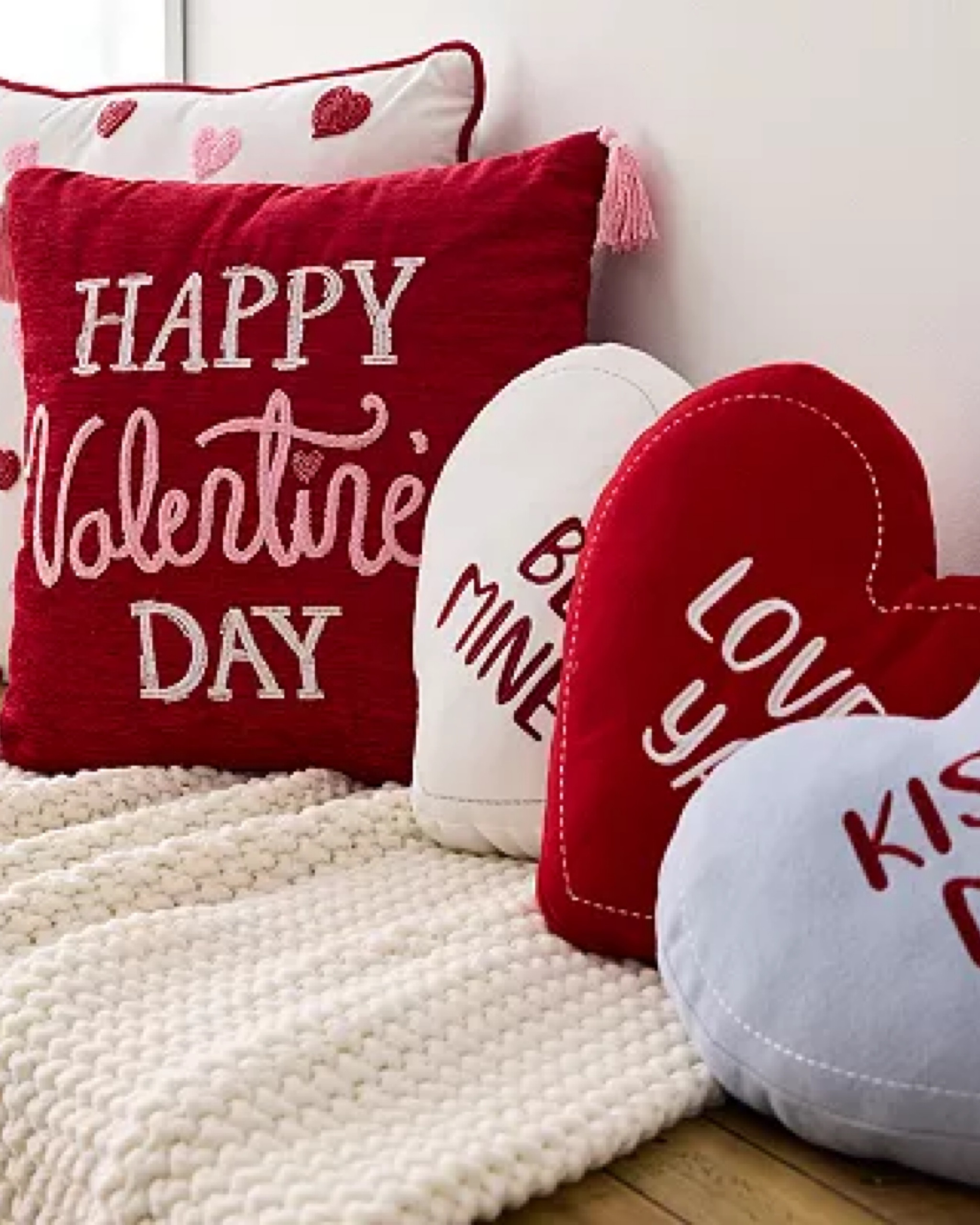 These cheerful heart shaped and heart print decorative pillows are perfect throw pillows to add some lovely touches to your couches or bed for Valentine’s Day.

#LTKhome #LTKSeasonal