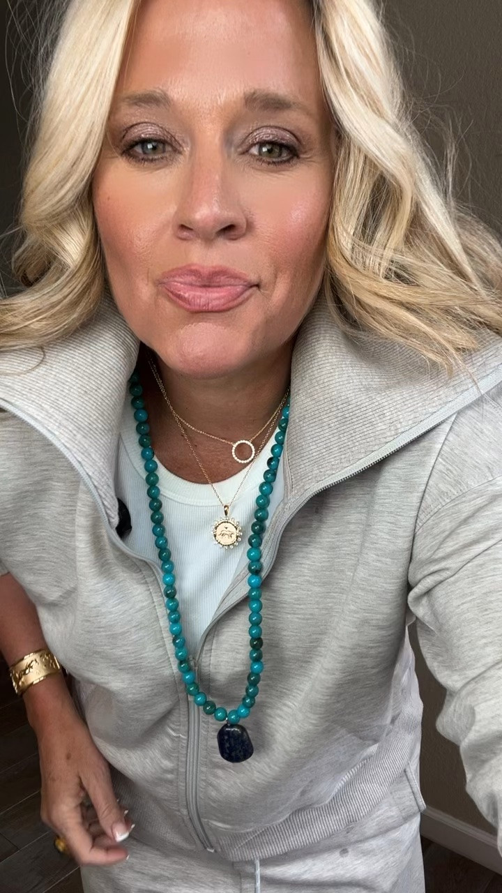 ✨Tap the bell, save and ❤️ start here over 40 fashion, midlife style, midsize fashion and luxury looks for less.  

⬇️Sizing information:
Large (size up if in between sizes.)

Comfy clothes don’t have to look frumpy.

The trick is choosing pieces with enough structure and shape to make the outfit look intentional.

The jacket gives you a cleaner neckline and defined hem, while the barrel pants add shape and balance instead of just hanging on the body.

That’s Outfit Physics™: LIFT the eye, SKIM the body, BALANCE the proportions.

So you still get the comfort of loungewear…without looking like you gave up on the outfit. 😂

👑 Helping you look good, feel good.-Lindsey Denver   Check back daily for belly-friendly style, confidence, and Outfit Physics™.

#LTKOver40 #LTKMidsize #LTKPlusSize

Comment SHOP below to receive a DM with the link to this post on my LTK ⬇ https://liketk.it/6mMJY

Comment SHOP below to receive a DM with the link to this post on my LTK ⬇ https://liketk.it/6mMKY