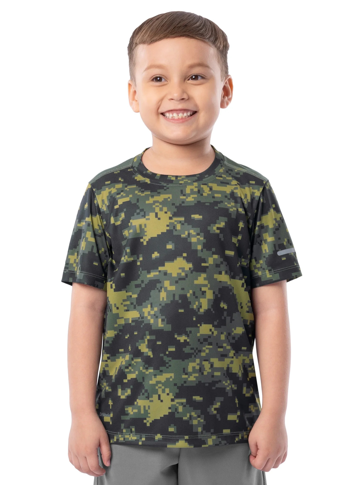 Athletic Works Boys Short Sleeve Core Active T-Shirt, Sizes 4-18 & Husky | Walmart (US)