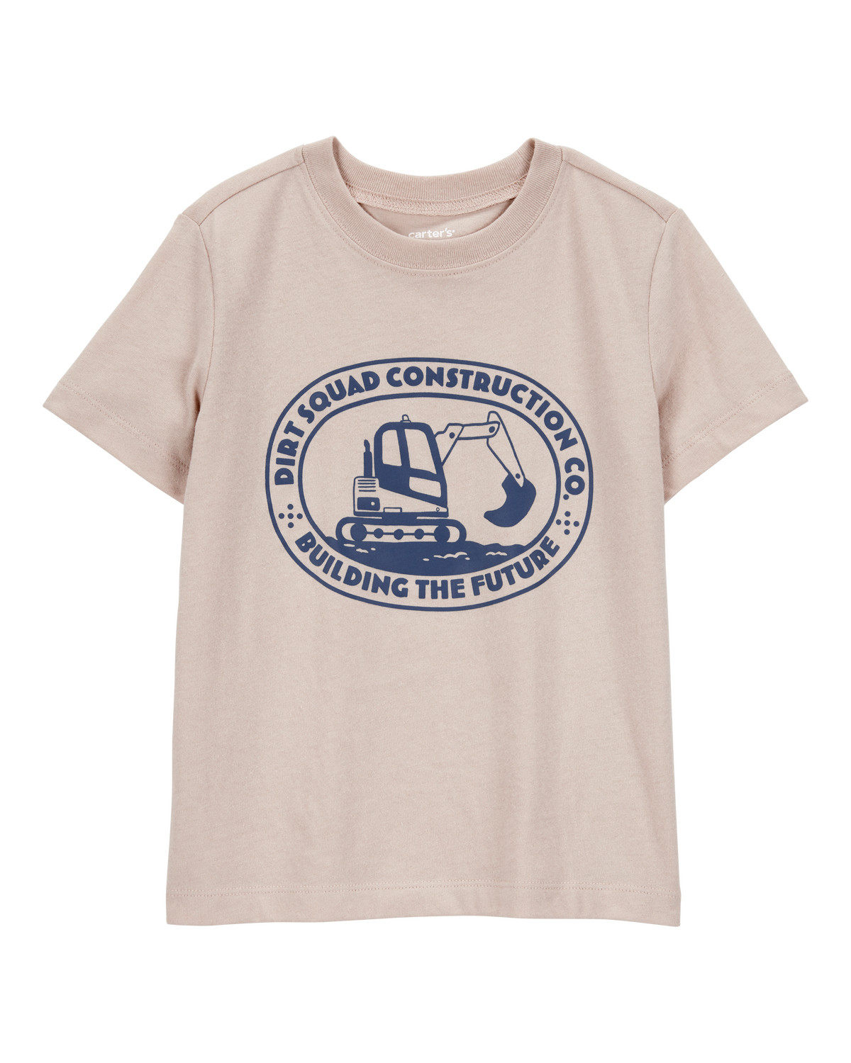 Toddler Boy Construction Short-Sleeve Graphic Tee - Tan - Carter's | Carter's | Carter's Inc