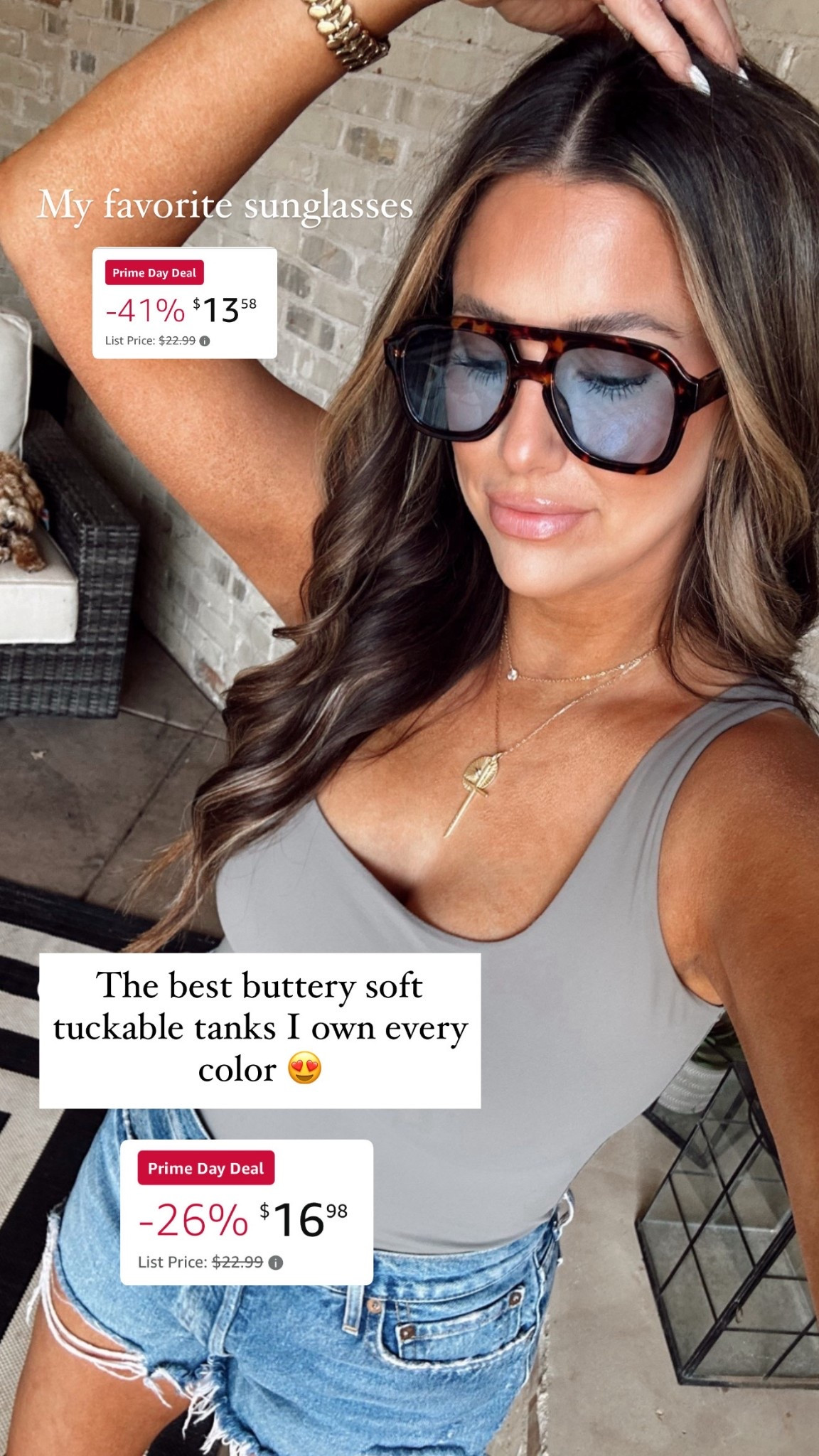 Favorite tanks and sunglasses are on sale 🙌🏼

#LTKSeasonal #LTKStyleTip #LTKSaleAlert