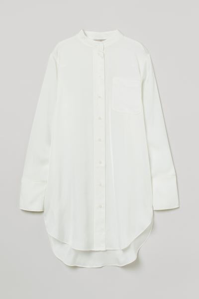 Oversized Satin Shirt | H&M (US + CA)