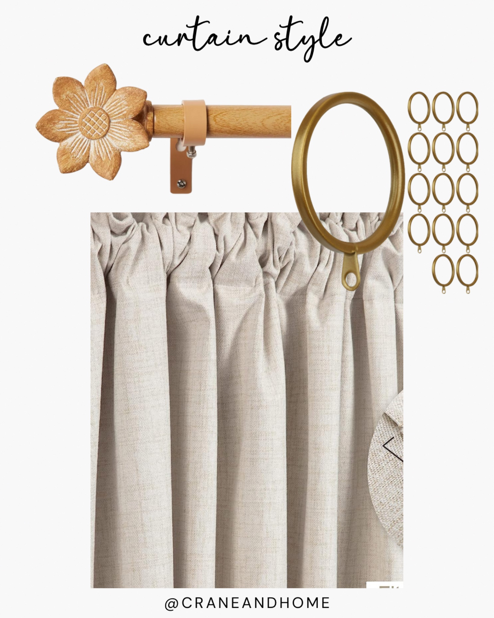 Linen curtains, viral amazon curtains, thick curtains, neutral white cream curtains, blackout, Target curtain rod, gold curtain rings, boho, bedroom inspo, girls room, inspiration, 

#LTKhome #LTKfindsunder50 #LTKstyletip