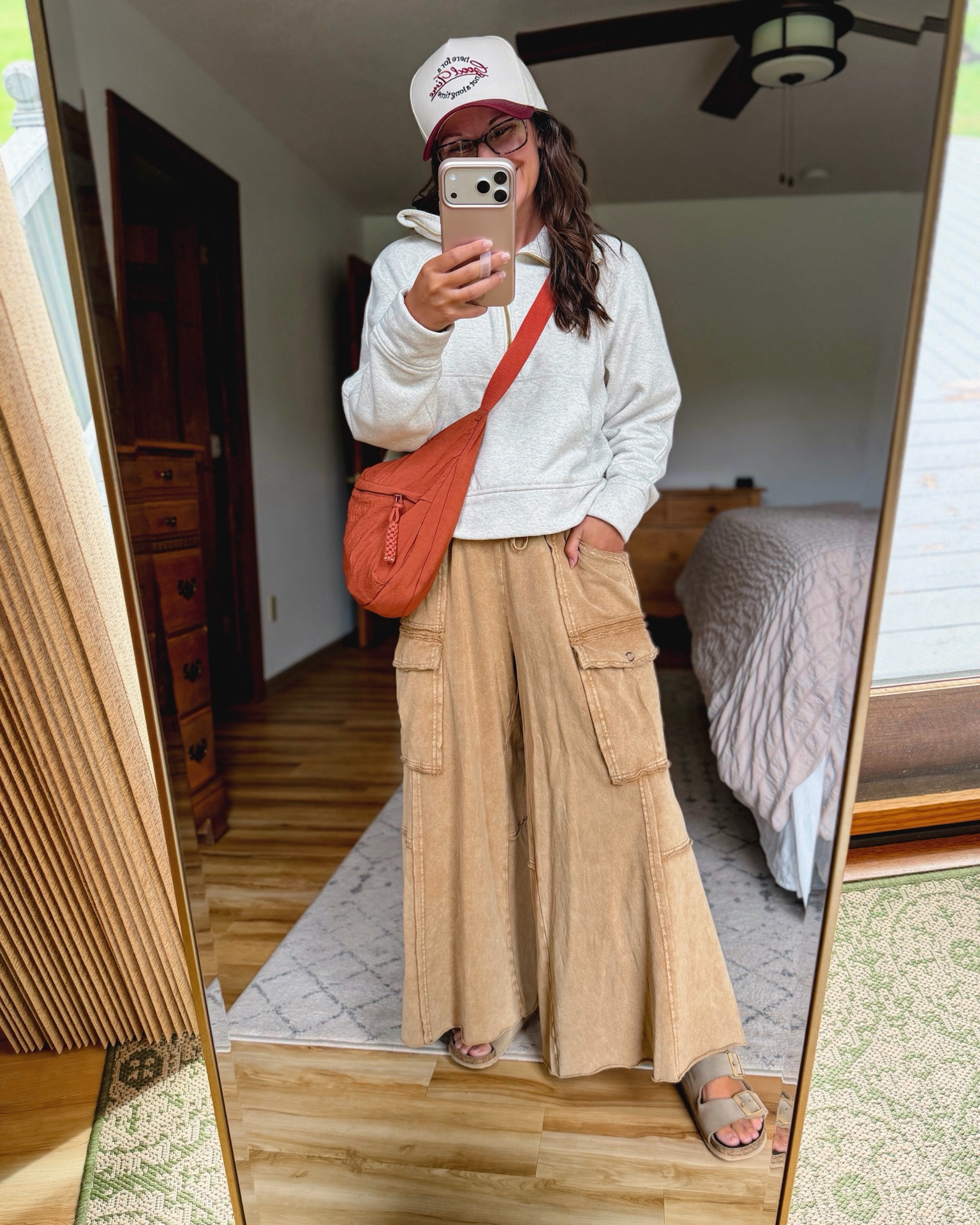 small in my rank, xs in my sweatshirt, xs in my pants and 36 in my Birkenstock sandals.

#LTKPetite #LTKgrwm #LTKootd