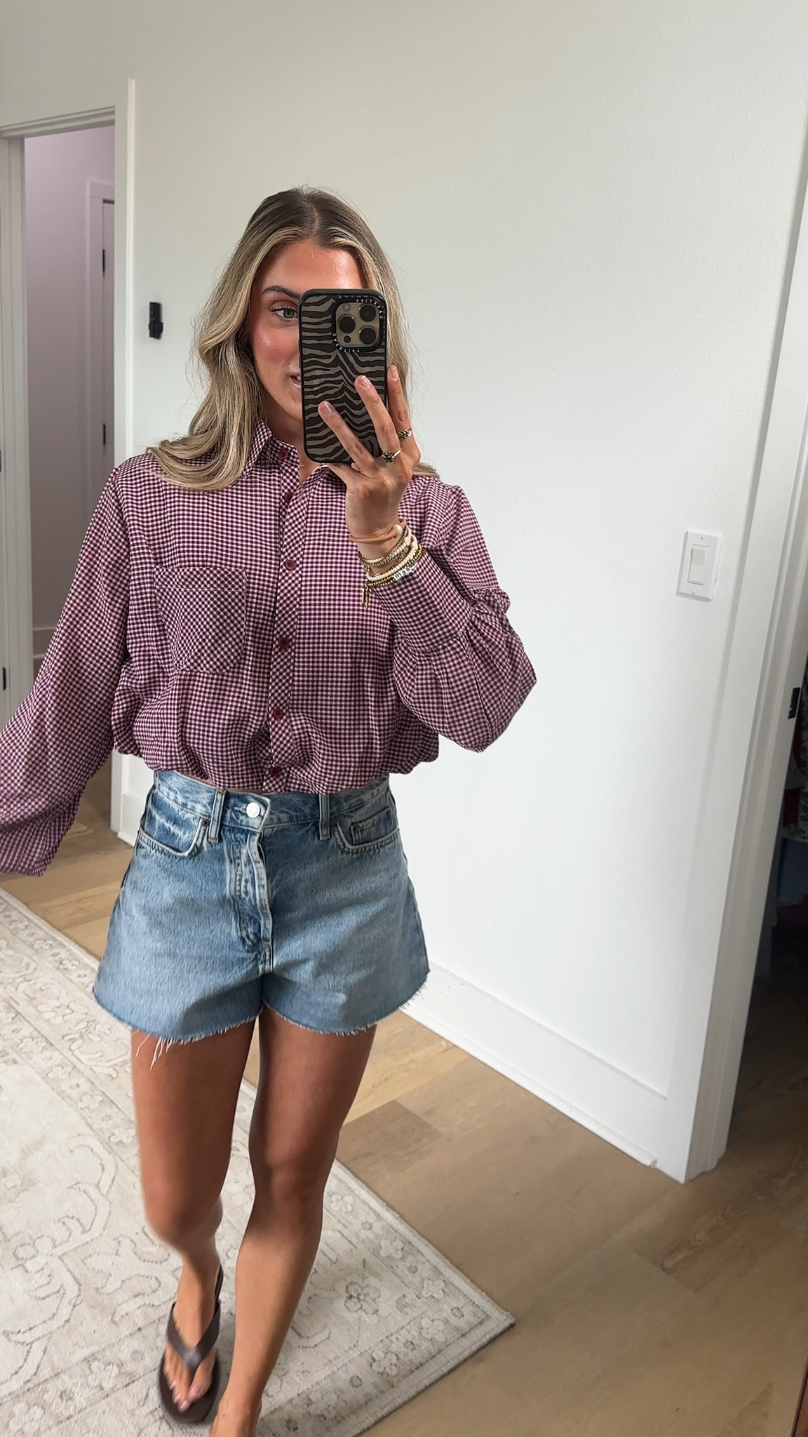 Amazon size small FindThy Women’s Gingham Balloon Shirt Casual Lapel Collar Long Sleeve Button Down Checkered Cropped Blouse

#LTKootd #LTKSaleAlert #LTKSeasonal