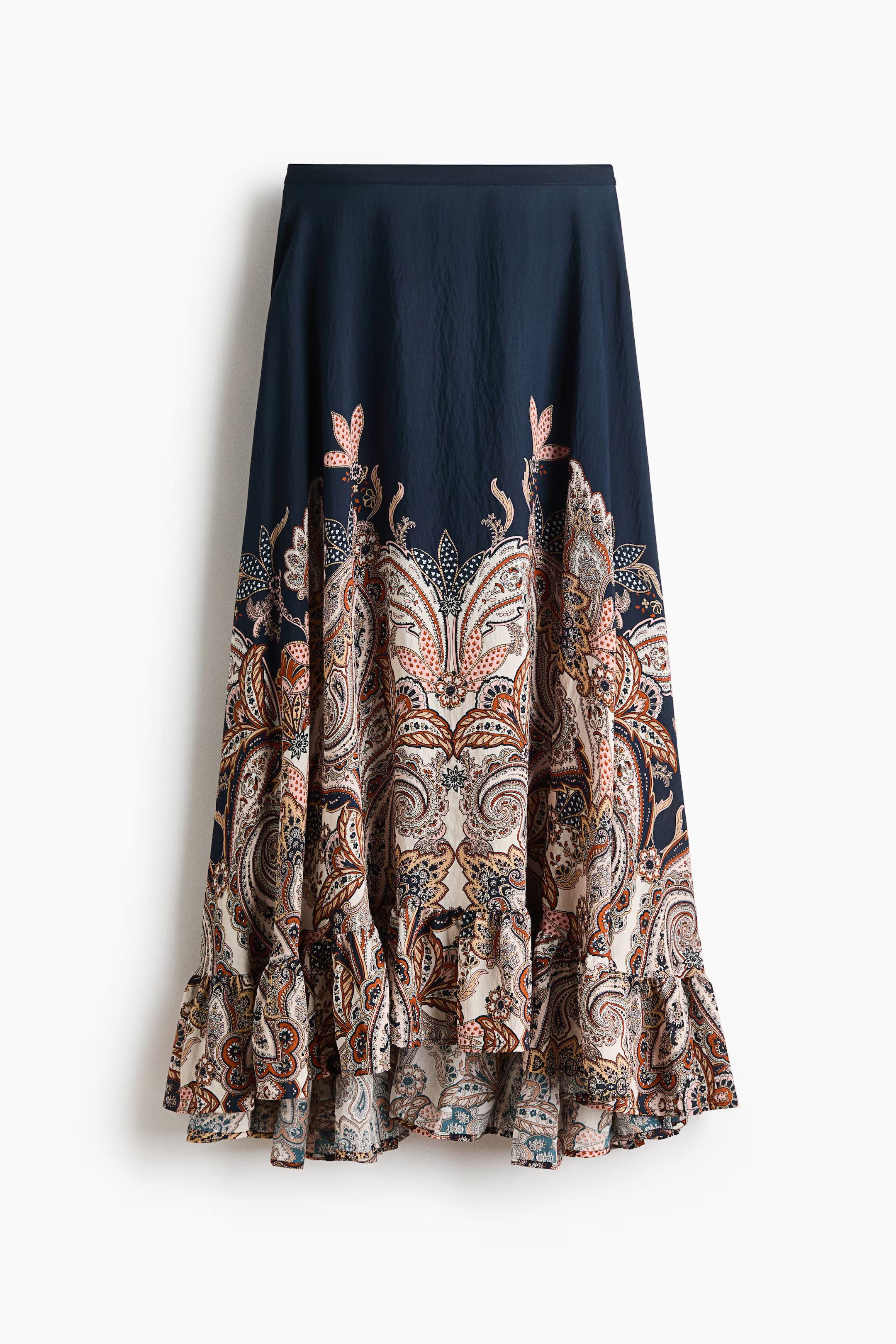 Ruffle-Trimmed Maxi Skirt | H&M (US + CA)