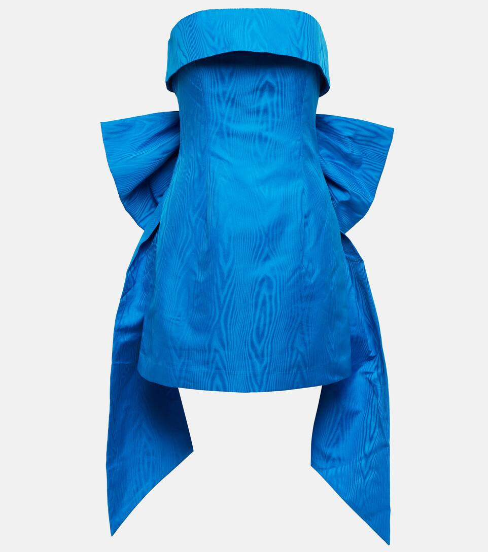 Malone bow-trimmed taffeta minidress | Mytheresa (US/CA)