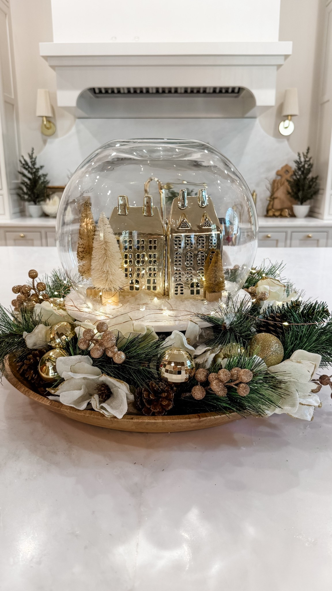 Snowglobe centerpiece 

#LTKFindsUnder50 #LTKSeasonal #LTKHome