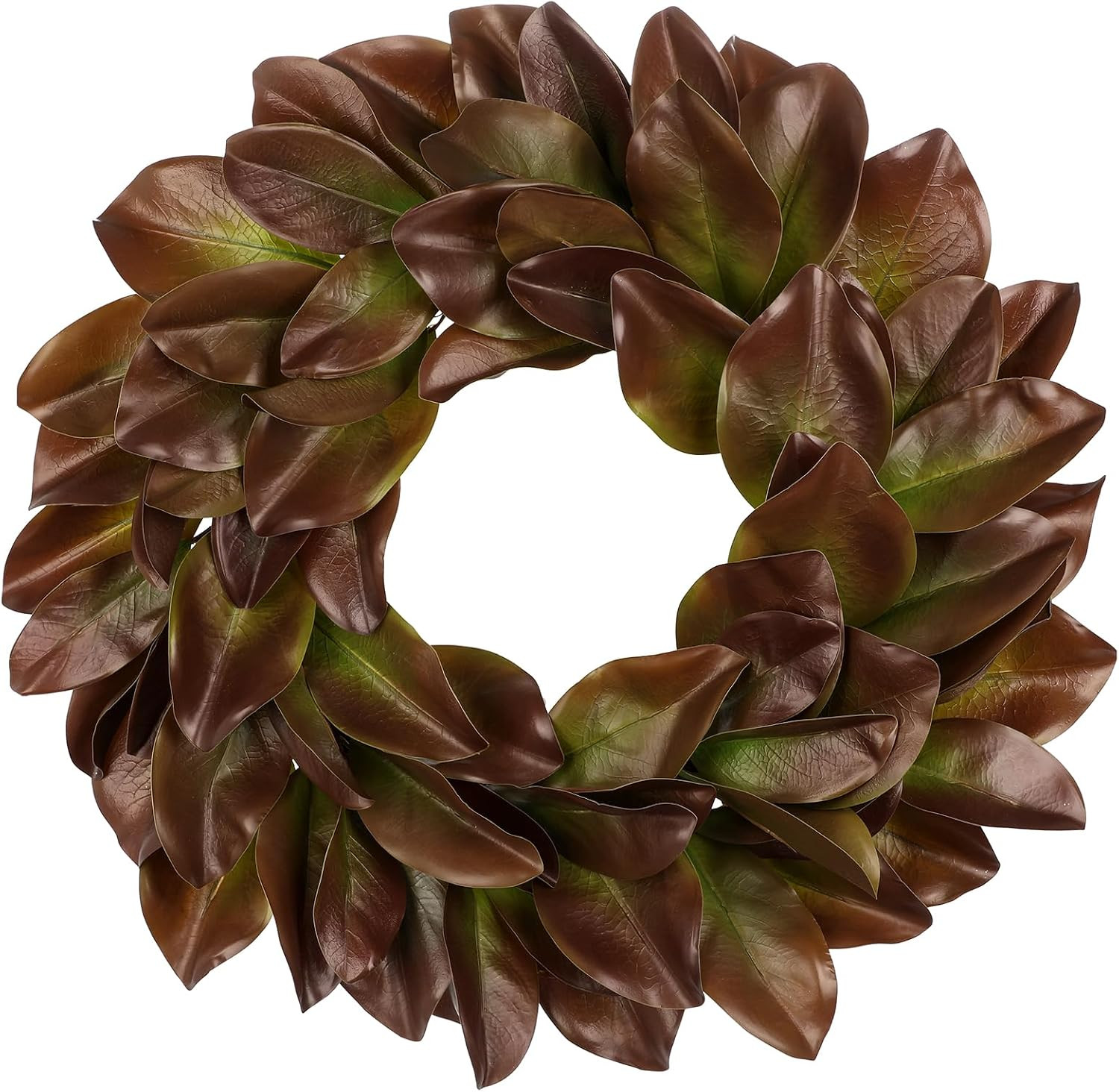 Briful 23in Christmas Magnolia Leaf Wreath for Front Door | Amazon (US)