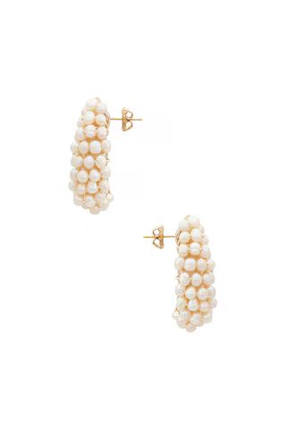 Eliou Congo Earrings in White from Revolve.com | Revolve Clothing (Global)