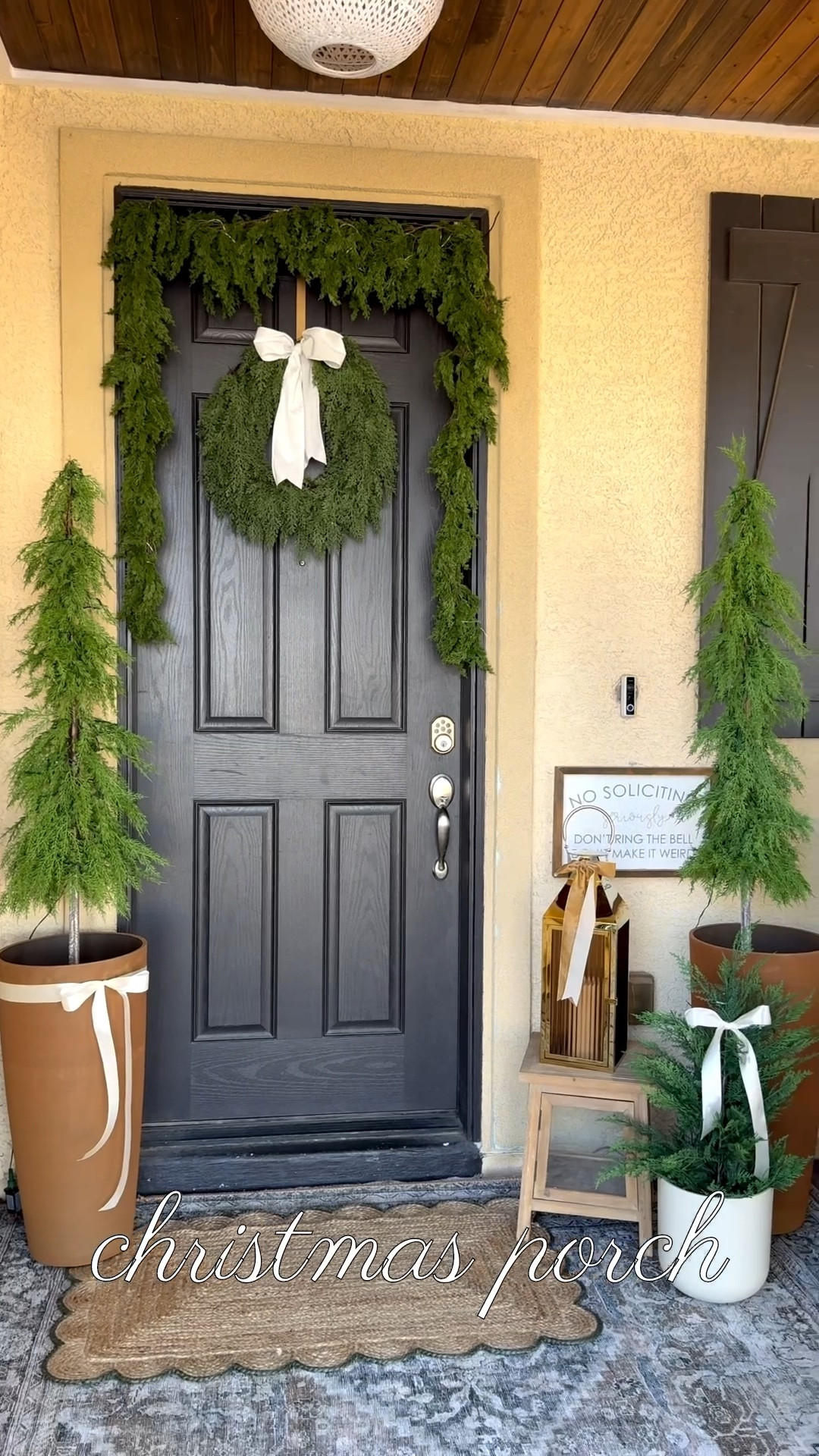 Christmas porch! Linking all the greens! 🌲 

#LTKHoliday #LTKSeasonal #LTKHome