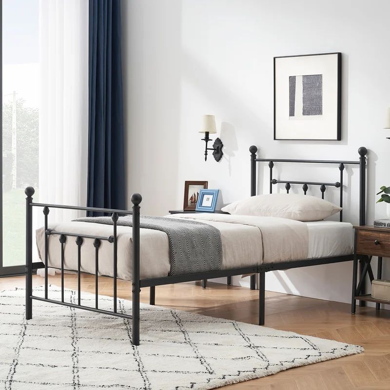 Ashburn 42.9'' Steel Bed Frame | Wayfair North America