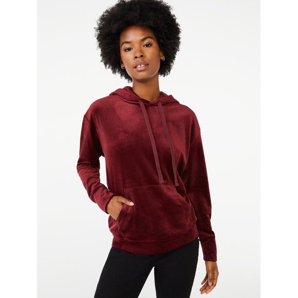 Scoop Women's Velour Sweatshirt | Walmart (US)