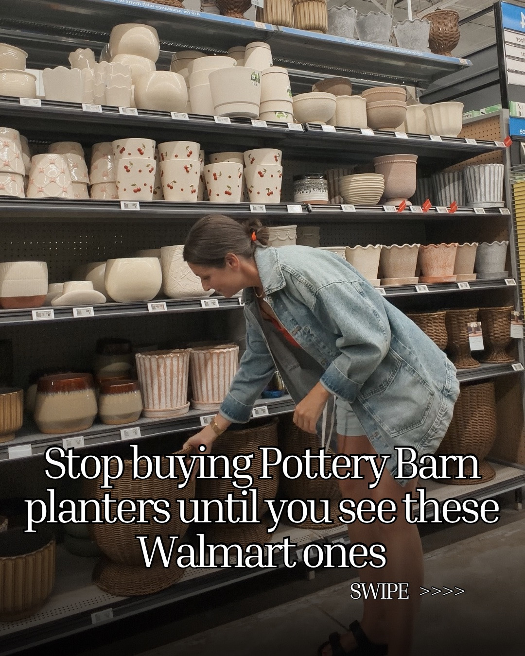The Walmart planter aisle is looking a whole lot like Pottery Barn right now... and I'm not mad about it. ✅
If you love that timeless, high-end look but not the price tag, you need to check these out. There are pedestal planters, textured finishes, fluted details, and pieces that honestly look like they cost three times as much. ❤️
Home decor is getting expensive, so I'm always on the hunt for the best designer-inspired finds that don't blow the budget. These are definitely making the cut.

#LTKsummer #LTKhome #LTKsale