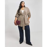 Belted Volume Sleeve Cardigan | Simply Be (UK)