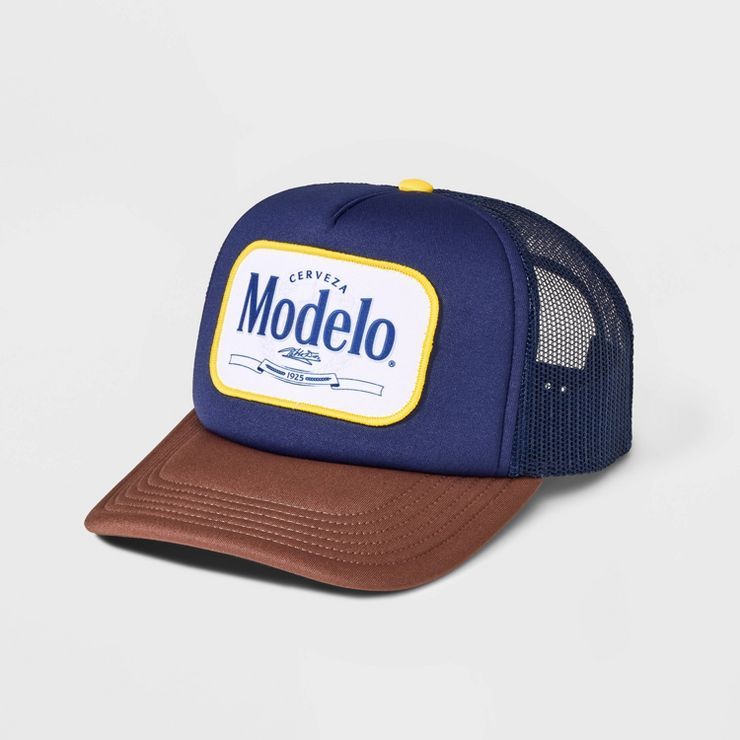Men's Modelo Especial Foam Trucker Baseball Hat - Navy Blue | Target