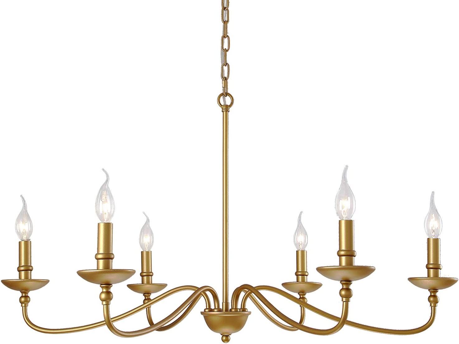 SEOL-Light 36"Dia Classic Candelabra Style Large Branch Iron Chandeliers Ceiling Hanging Pendant ... | Amazon (US)